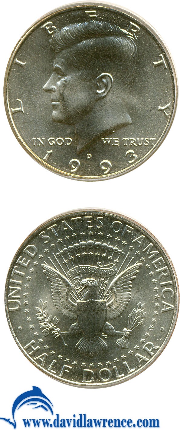 image for: 1993-D 50c  PCGS MS67 