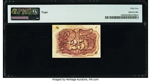 image for: Fr. 1289 25¢ Second Issue PMG About Uncirculated 55....