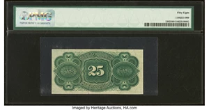 image for: Fr. 1302 25¢ Fourth Issue PMG Choice About Unc 58....