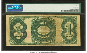 image for: Fr. 222 $1 1891 Silver Certificate PMG Choice Fine 15....