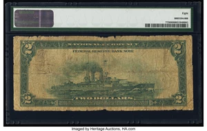 image for: Fr. 773 $2 1918 Federal Reserve Bank Note PMG Very Good 8....