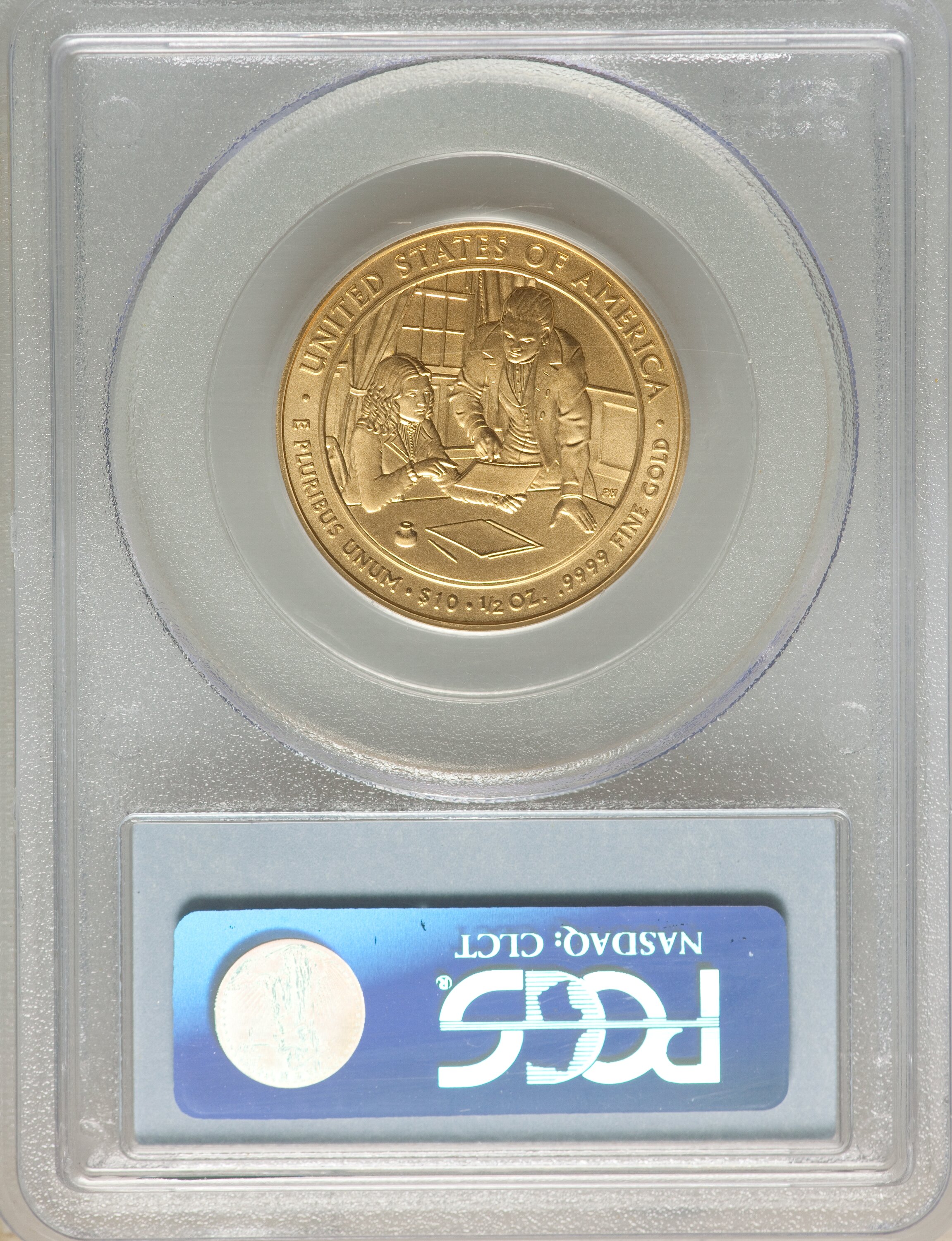 image for: 2009-W $10 Sarah Polk Half-Ounce Gold MS70 PCGS. PCGS Population: (118). NGC Census: (558). CDN: $1,023 Whsle. Bid for NGC/...