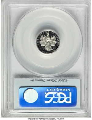 image for: 2006-W $10 Tenth-Ounce Platinum Eagle, Statue of Liberty, 10th Anniversary, PR69 Deep Cameo PCGS. PCGS Population: (1372/30...