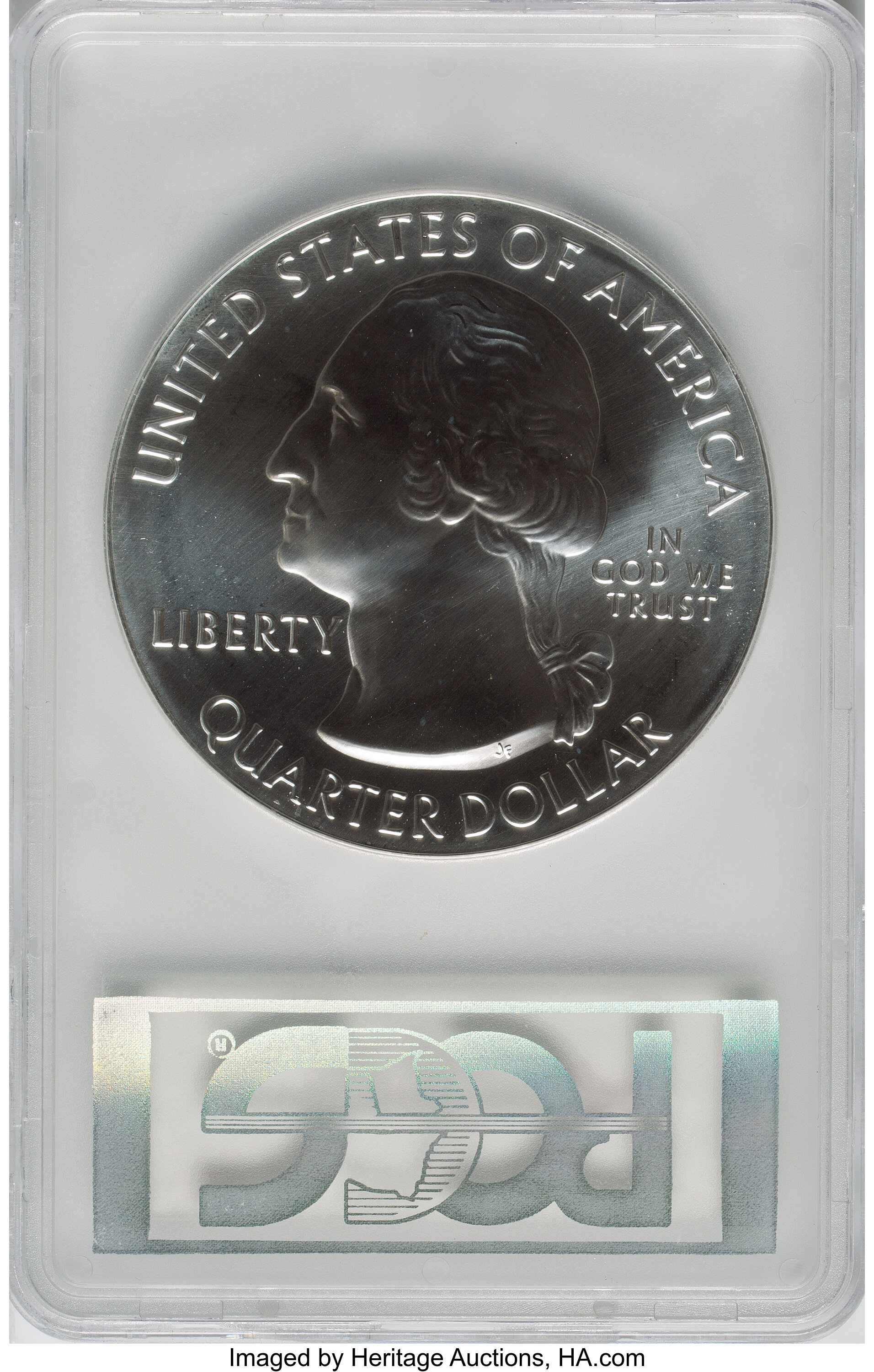 image for: 2013 25C Fort McHenry NP Five-Ounce Silver, First Strike, Mercanti Signature, MS69 PCGS. PCGS Population: (543/0). NGC Cens...