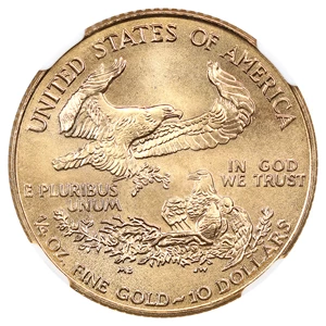 image for: 1997 Gold Eagle $10 NGC MS69