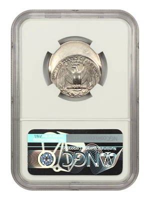 image for: Mint Error: 1978 25c NGC MS64 (Struck 25% Off Center)