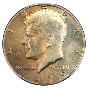 image for: 1979-D 50c PCGS MS64