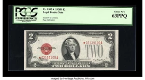 image for: Fr. 1505* $2 1928D Legal Tender Note. PCGS Choice New 63PPQ.