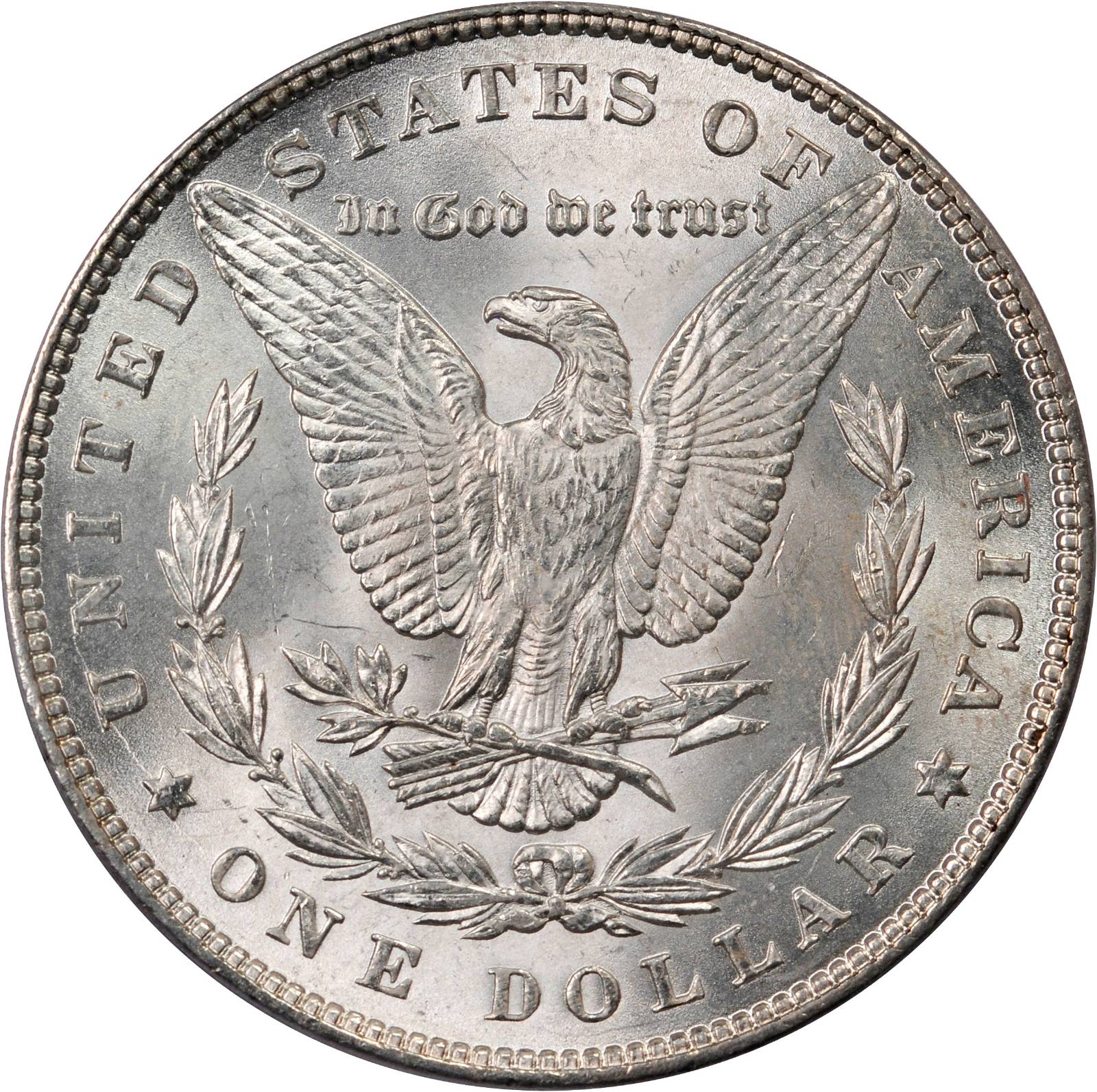 image for: 1885 Morgan Silver Dollar. VAM-22. Hit List. Dash. MS-62 (PCGS).