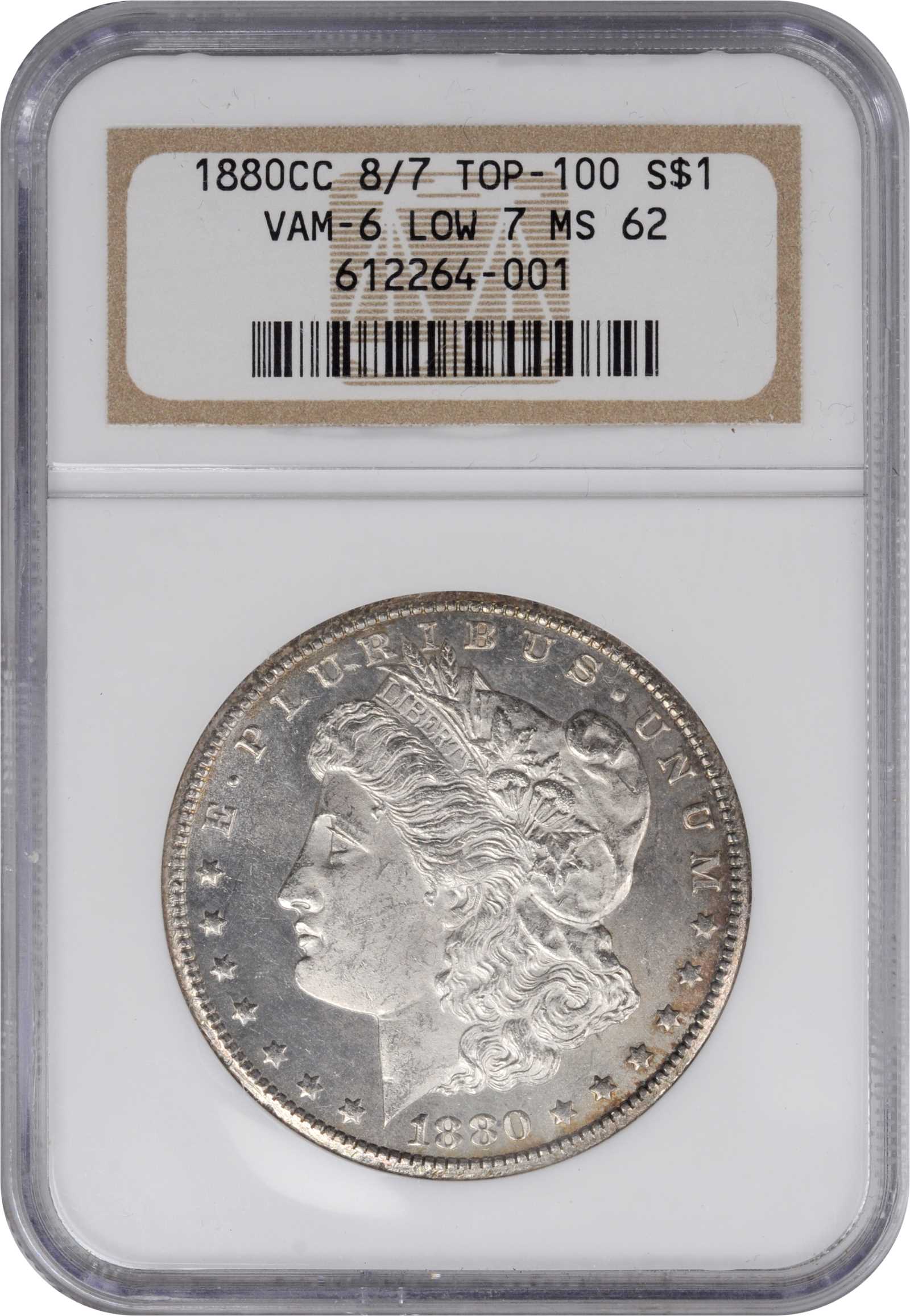1880-CC $1  8/7, Low 7, VAM-6 AG2 thumbnail 9
