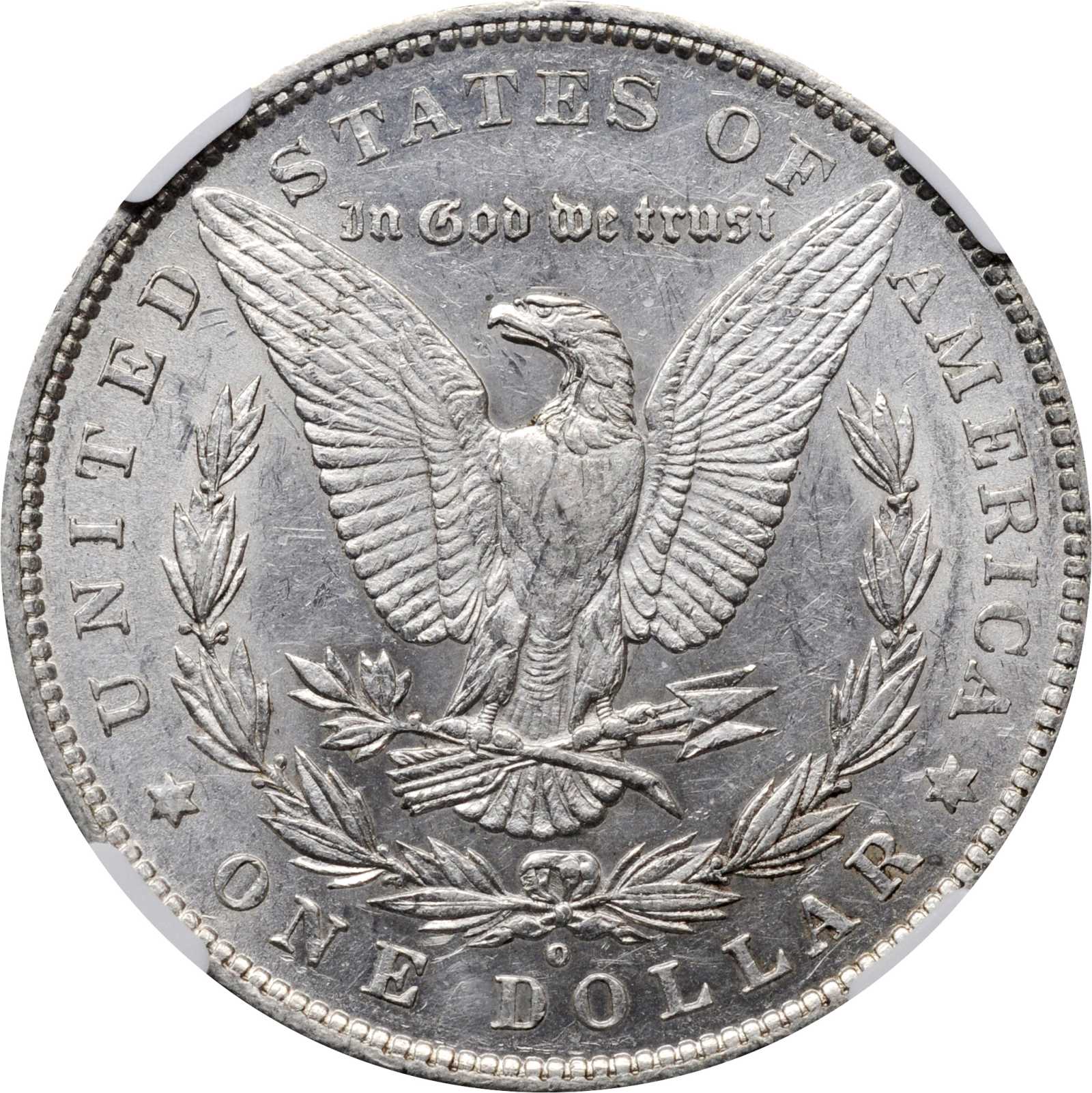 1880-O $1  Pitted Date, VAM-7 AU58 CAC thumbnail 8