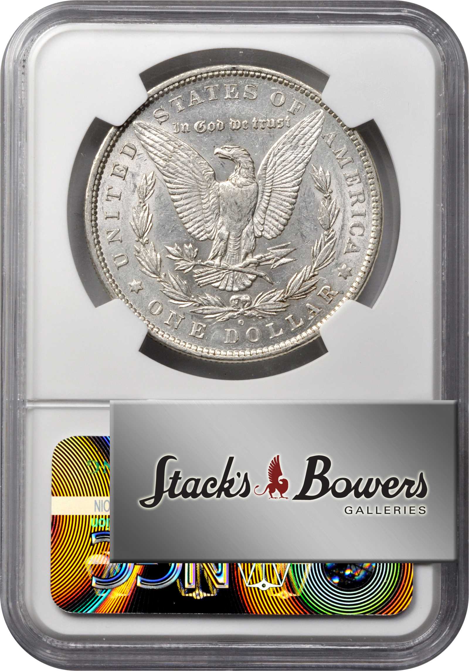 1880-O $1  Pitted Date, VAM-7 AU58 CAC thumbnail 10
