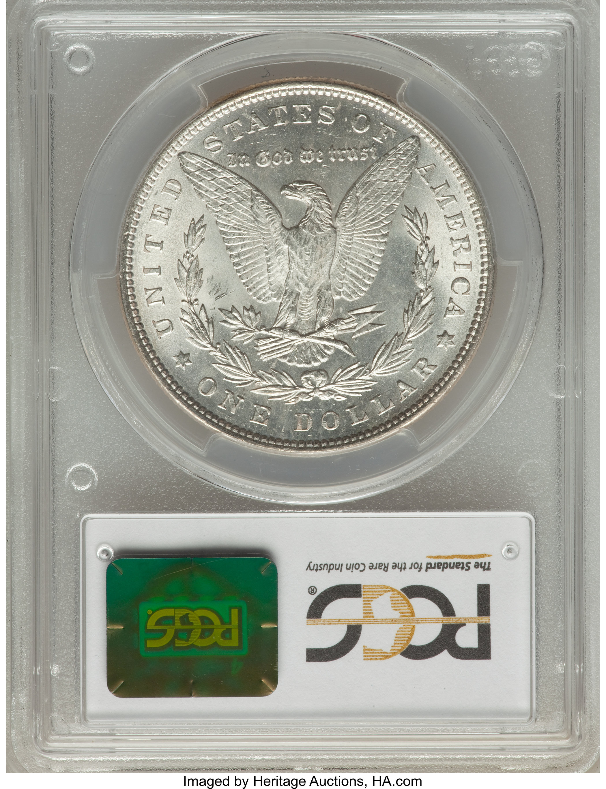 1878 7TF $1  Reverse of 1879, Slashed O, VAM-228B MS64 thumbnail 2