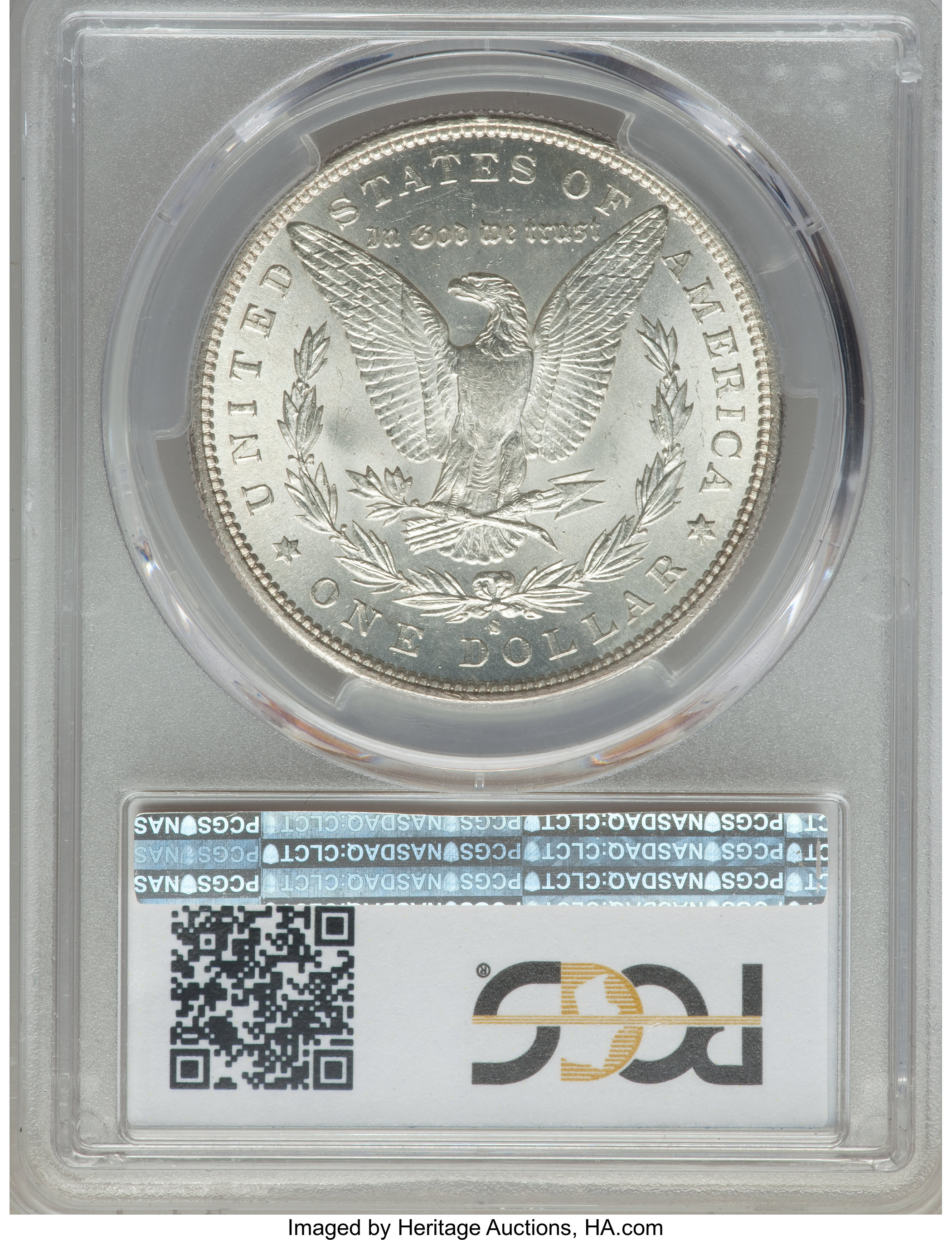 image for: 1888-S $1 Gouged Eagle, VAM-13, MS65 PCGS....
