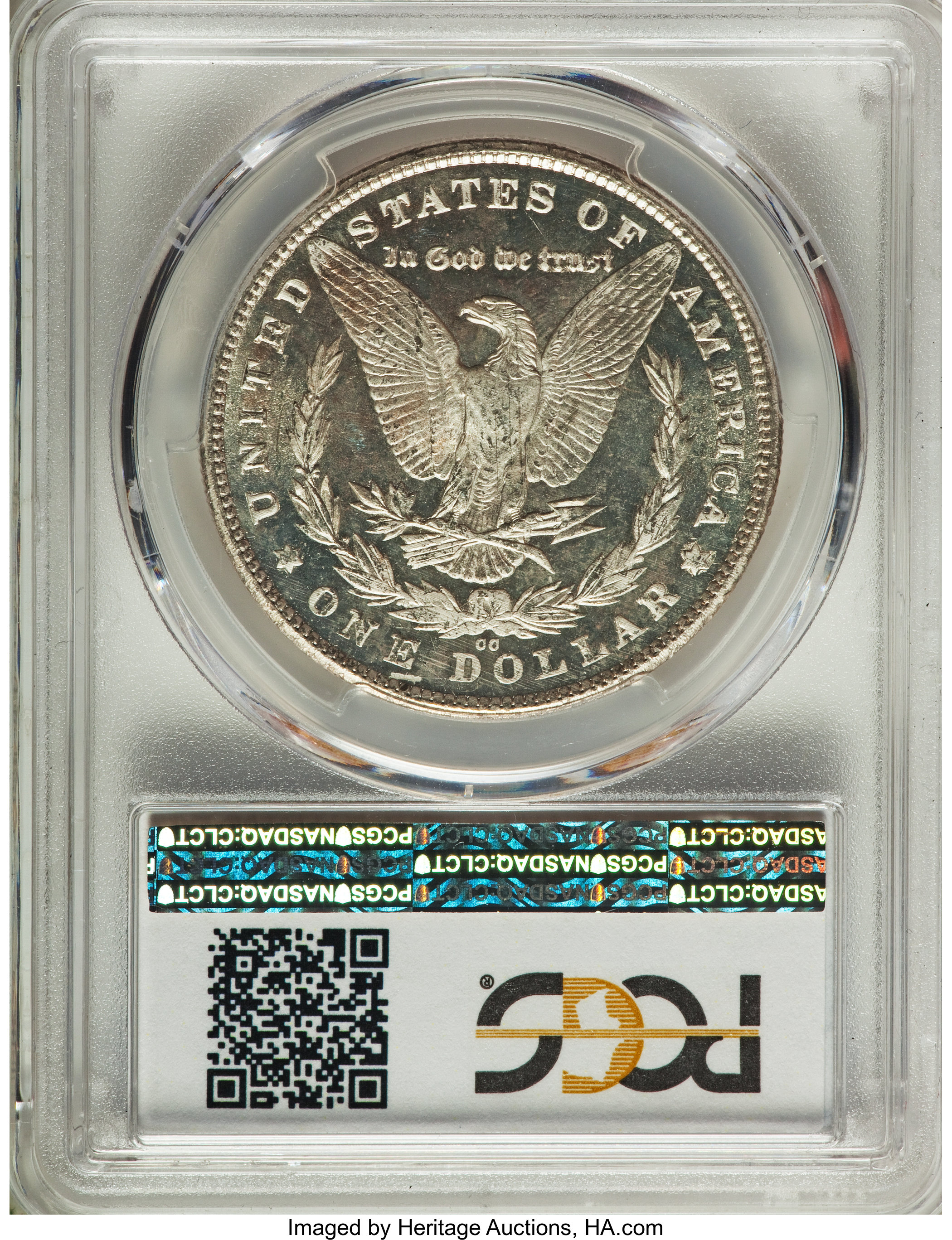 1880-CC $1  8/7, High 7, VAM-5 MS PL MS65 PL CAC thumbnail 12