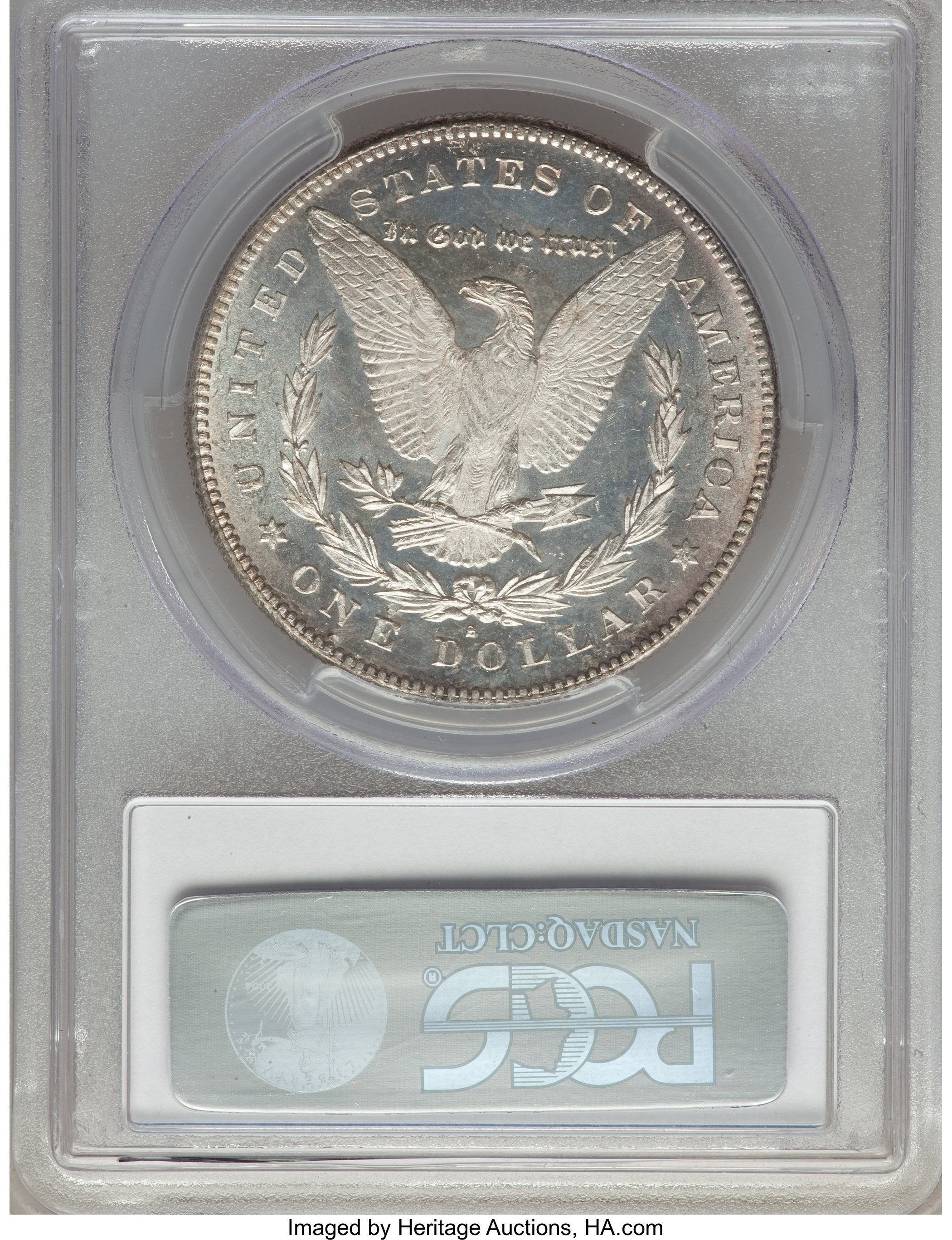 image for: 1878-S $1 Lava Wing, VAM-76 MS63 PCGS. Hit List. PCGS Population: (13/4). NGC Census: (0/0). MS63....