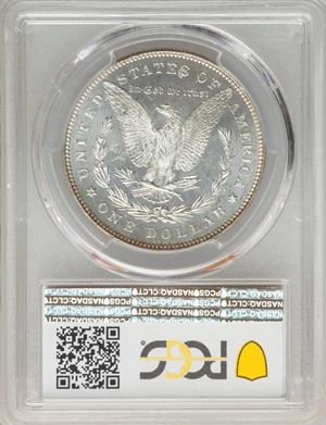 image for: 1878 7/8TF $1 Weak, 7/4 Clash, VAM-41C, MS65 PCGS. Incorrectly certified as an 8TF variety by PCGS. PCGS Population: (1/0)....