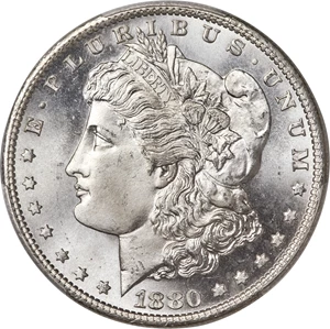 image for: 1880-S $1 Checkmark, VAM-12, MS68 PCGS. CAC....