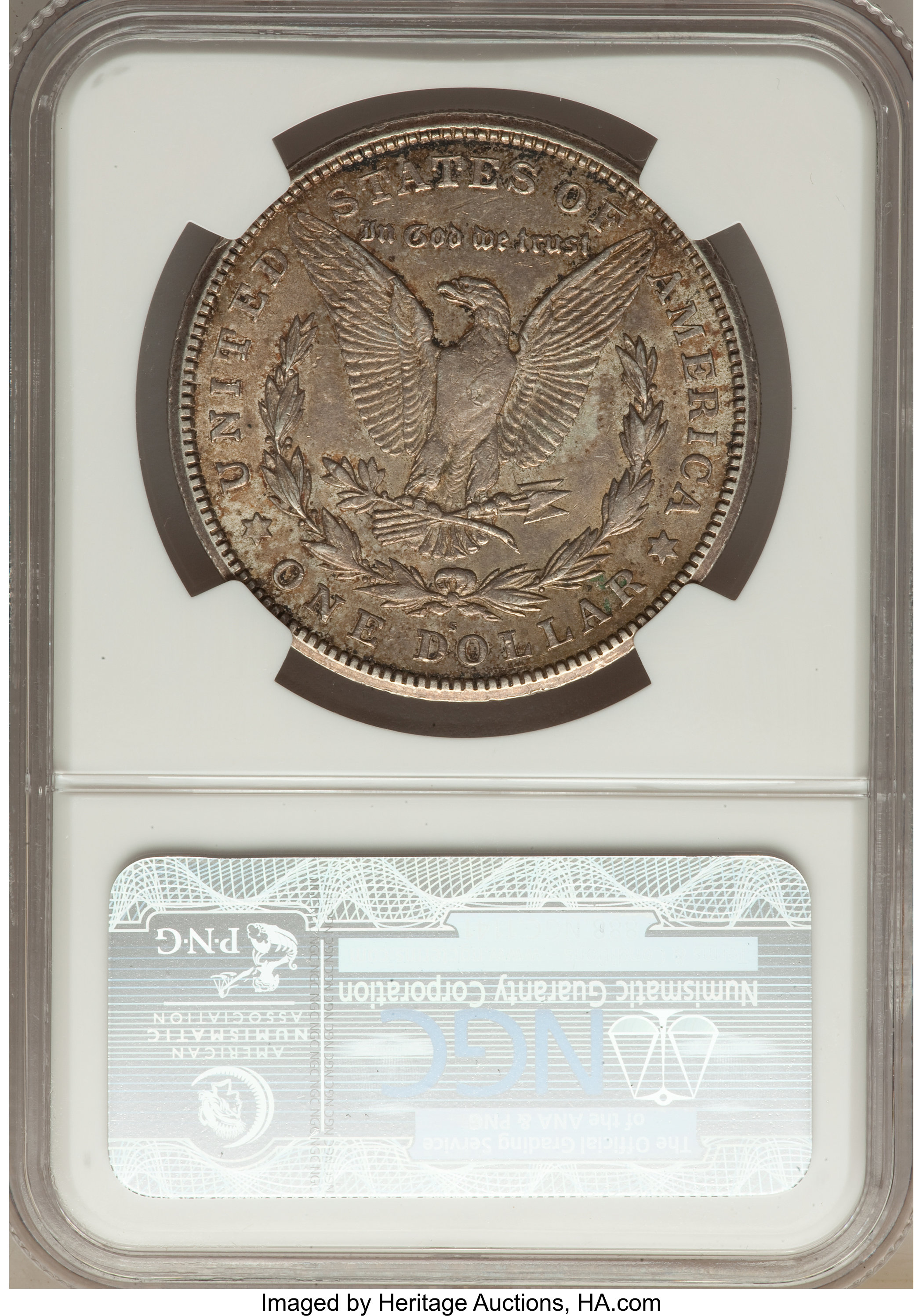 image for: 1921-S $1 Thorn Head, VAM-1B-5 AU53 NGC.  Hitlist-40. NGC Census: (0/0). PCGS Population (2/12).  ...