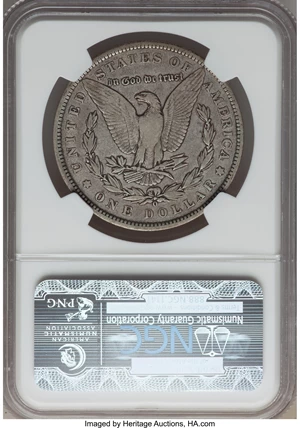 image for: 1888-O $1 Shooting Star, VAM-7A, VF25 NGC. Hitlist-40. NGC Census: (2/8). PCGS Population (2/21)....