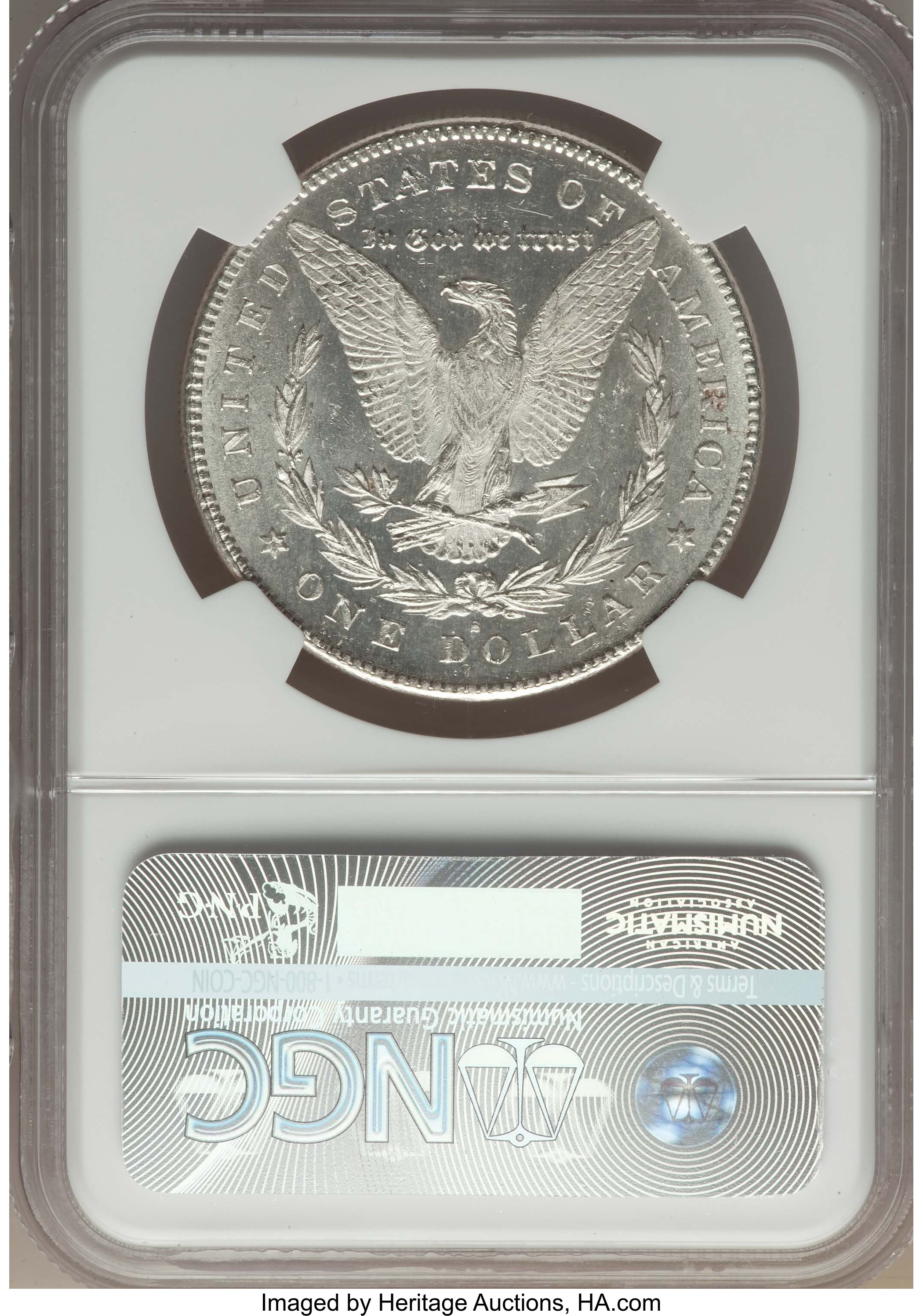 image for: 1878-S $1 Tripled Eyelid, VAM-76 MS62 NGC. Hitlist-40. NGC Census: (0/0). PCGS Population (9/13)....