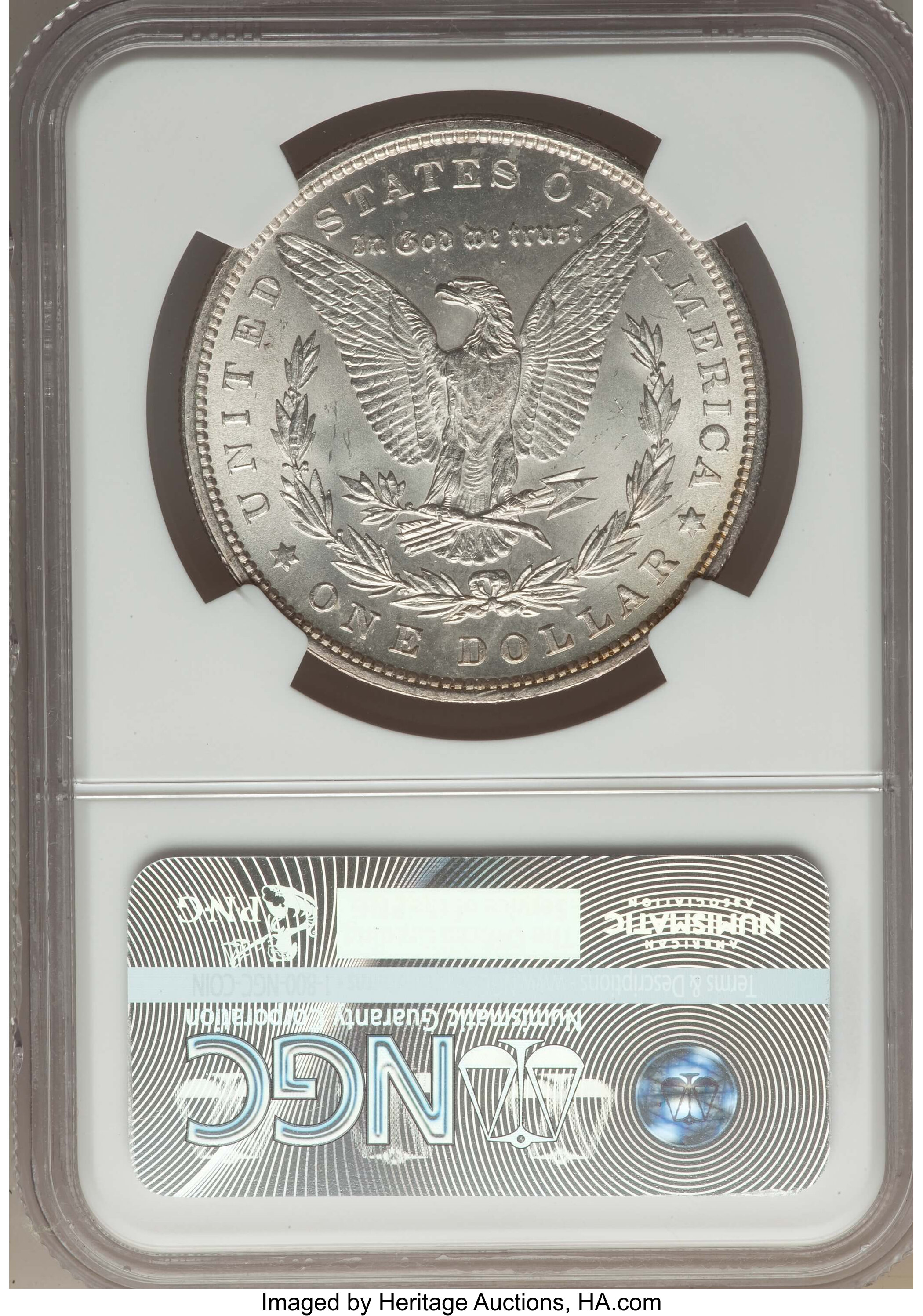image for: 1880 $1 0/9 Overdate, VAM 25, MS63 NGC. Hitlist-40. PCGS Population (14/24). NGC Census: (0/0)....