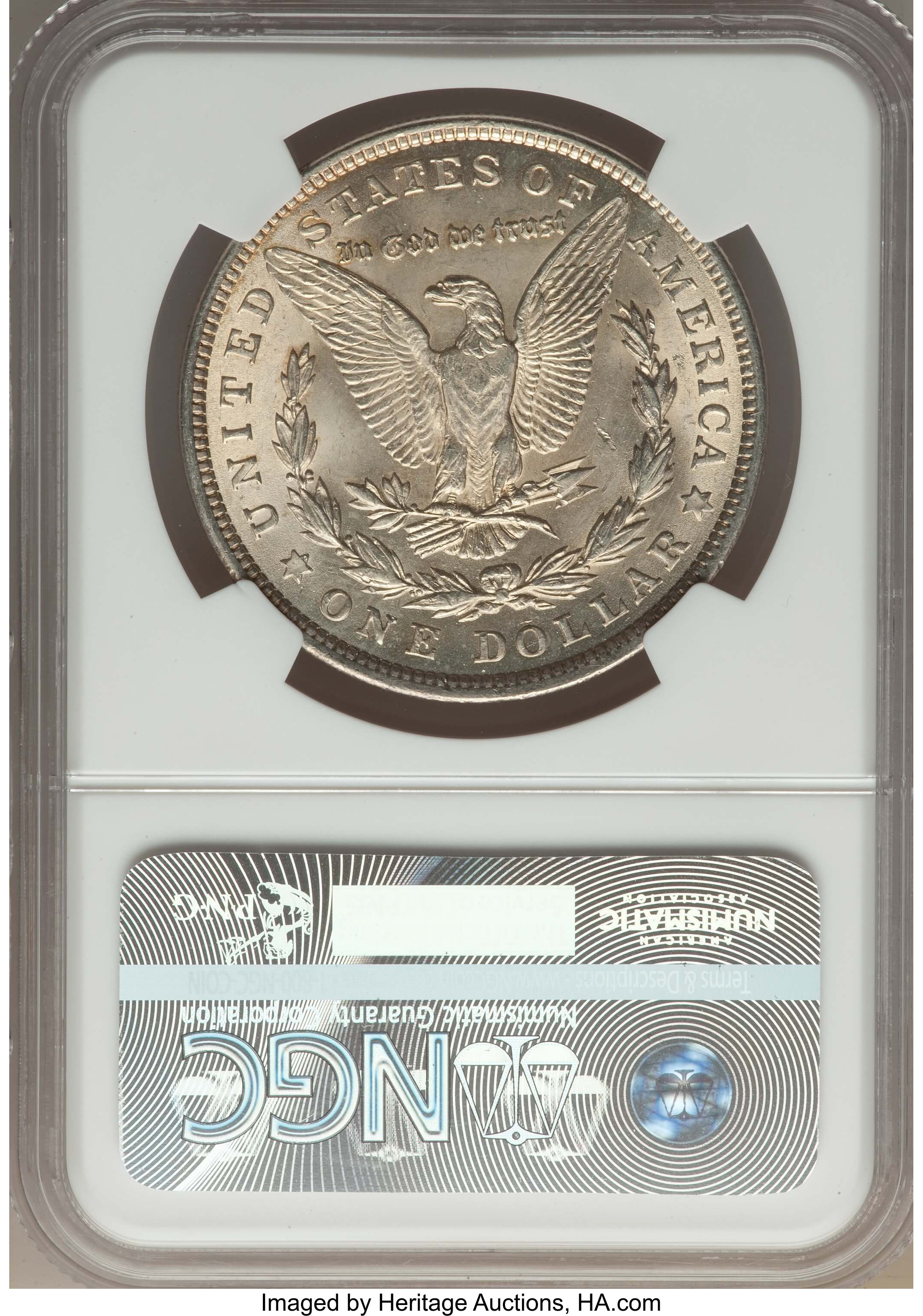 image for: 1921 $1 Denticle Clash, VAM-40A MS63 NGC. Hitlist-40. NGC Census: (0/0). PCGS Population (13/7)....