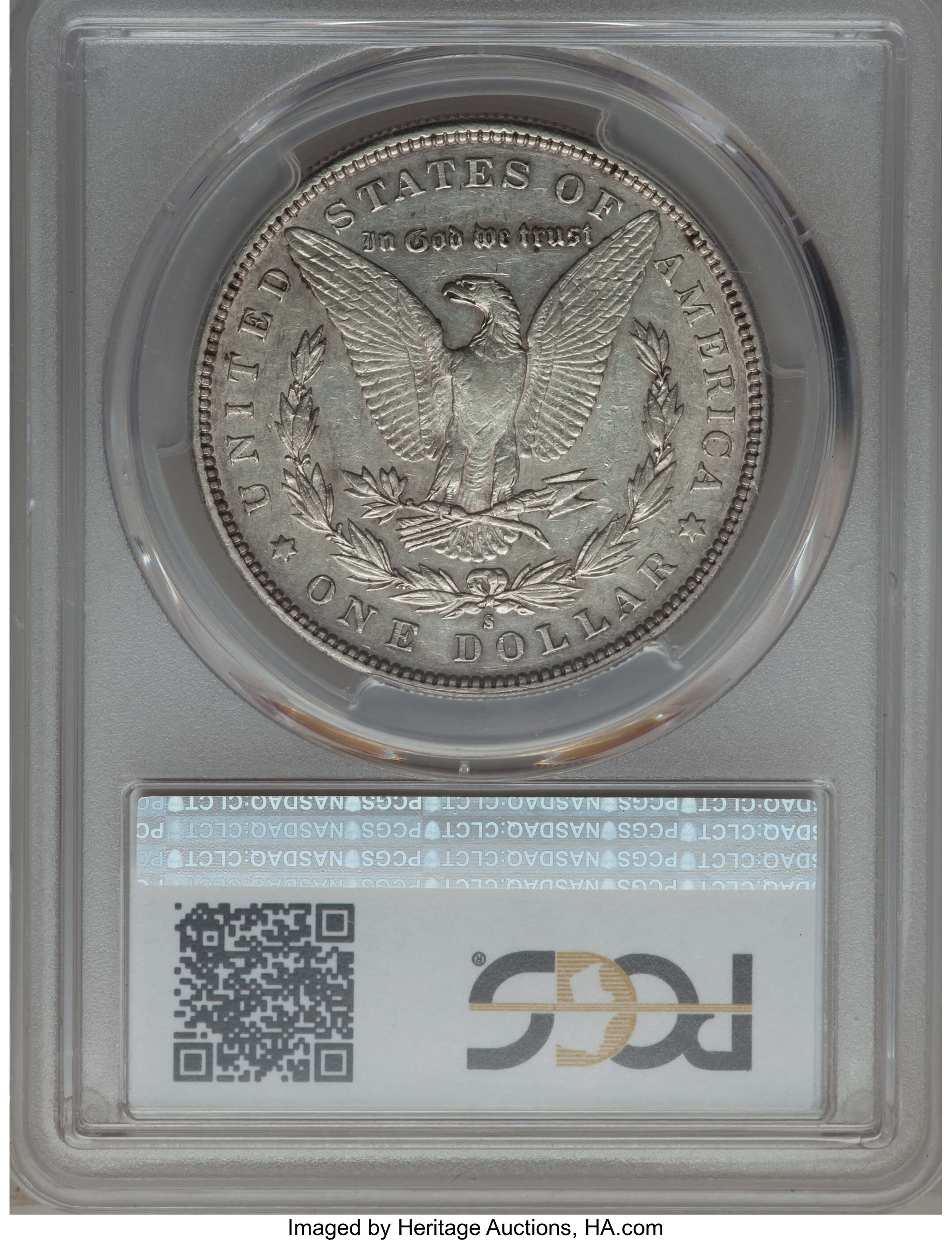 image for: 1892-S $1 Tripled Hair, VAM-8, XF45 PCGS. Hitlist. PCGS Population (3/3). NGC Census: (0/0). Mintage: 1,200,000....