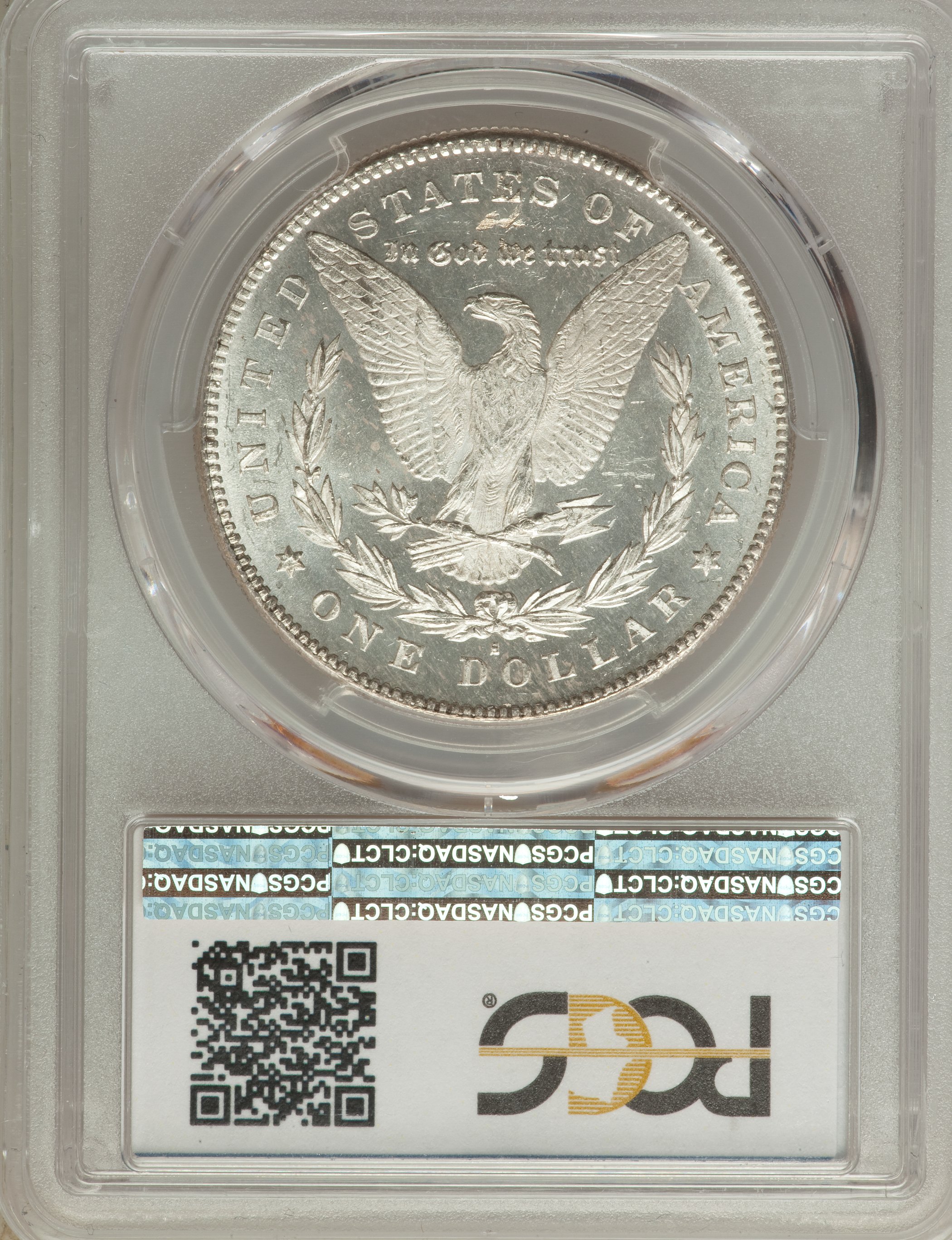 image for: 1878-S $1 Lava Wing, VAM-76 MS62 PCGS. Hit List. PCGS Population: (11/13). NGC Census: (0/0)....