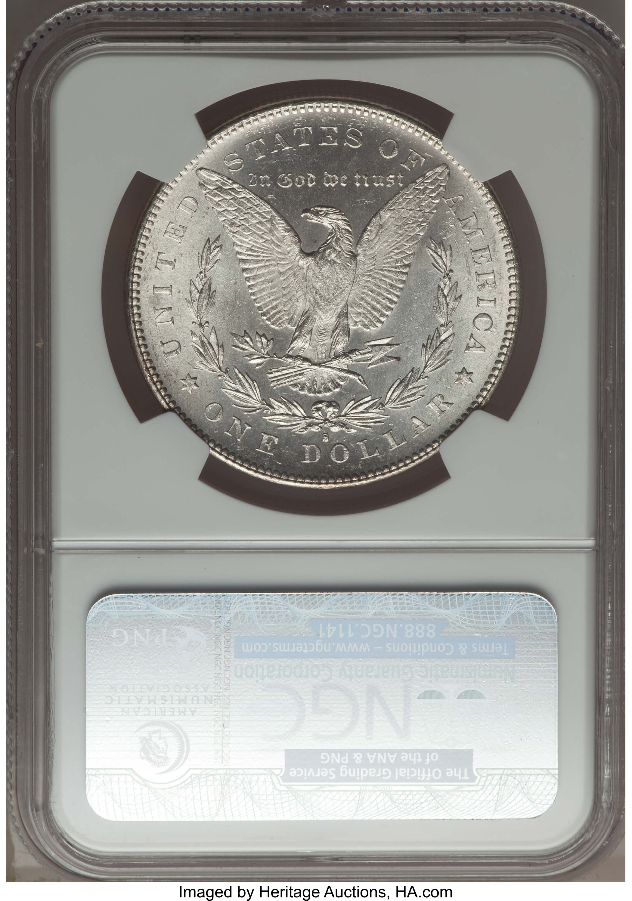 image for: 1878-S $1 Hitlist-40, Vam-19A, Torn Bonnet MS63 ★  NGC.  NGC Census: (0/0 and 0/0*). PCGS Popul...