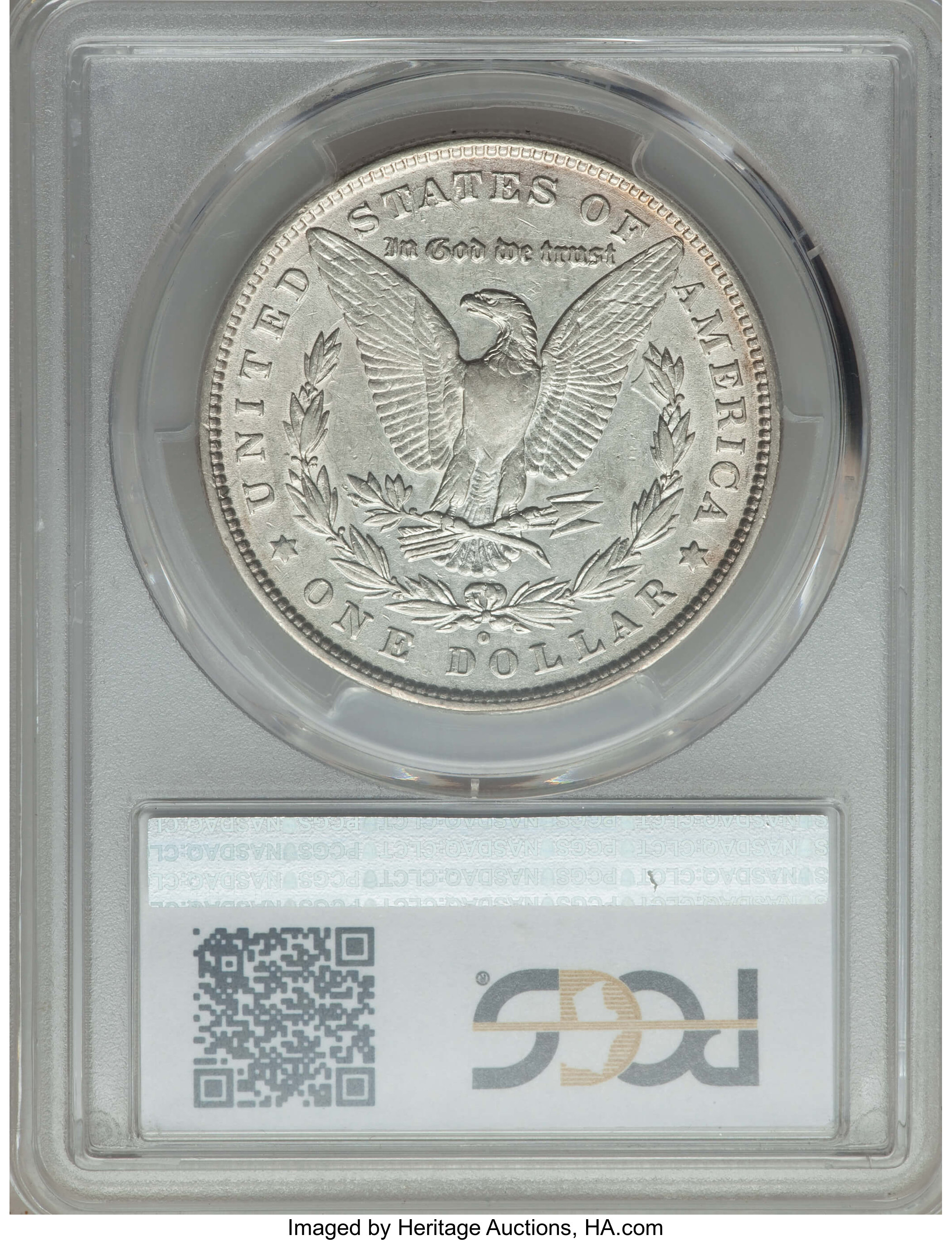 image for: 1880-O $1 8/7 Ear, VAM-6C, XF45 PCGS. TOP-100. PCGS Population: (1/20). NGC Census: (0/0). CDN: $30 Whsle. Bid for problem-...