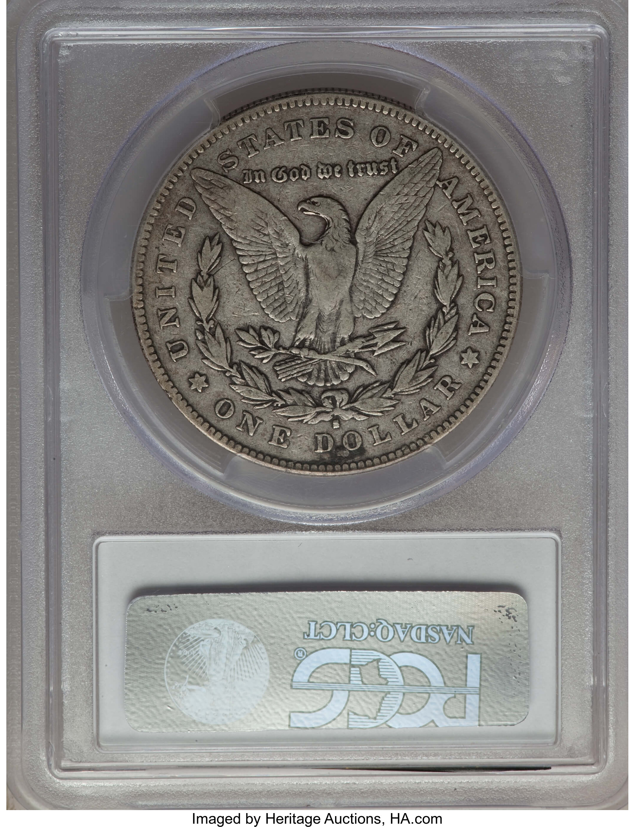 image for: 1878-S $1 Doubled RIB, VAM-77, VF25 PCGS.  HOT-50. PCGS Population: (2/4). NGC Census: (0/0).  Mintage 9,774,000. ...