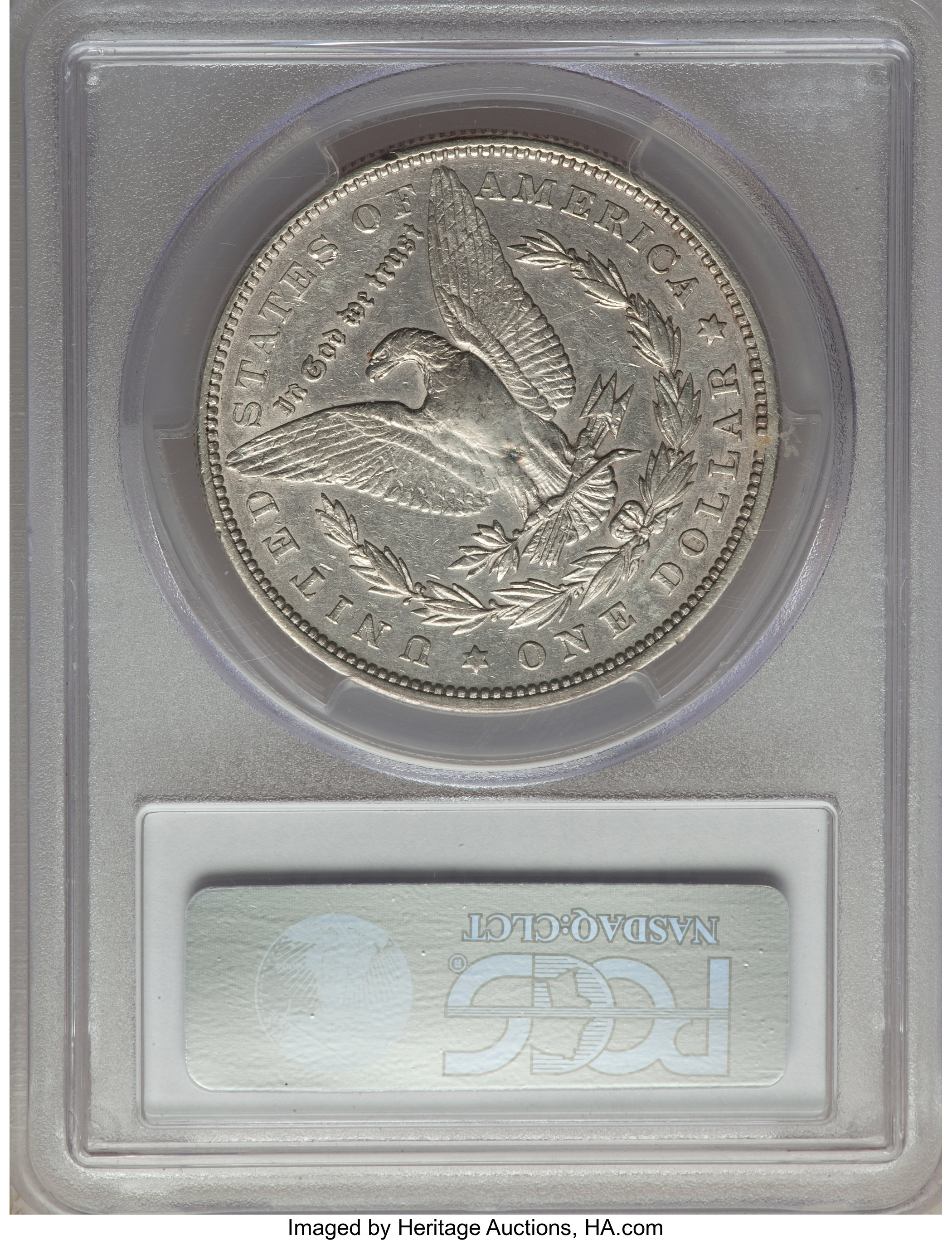 1878 7TF $1  Reverse of 1879, Face Chips, VAM-222A XF45 thumbnail 2