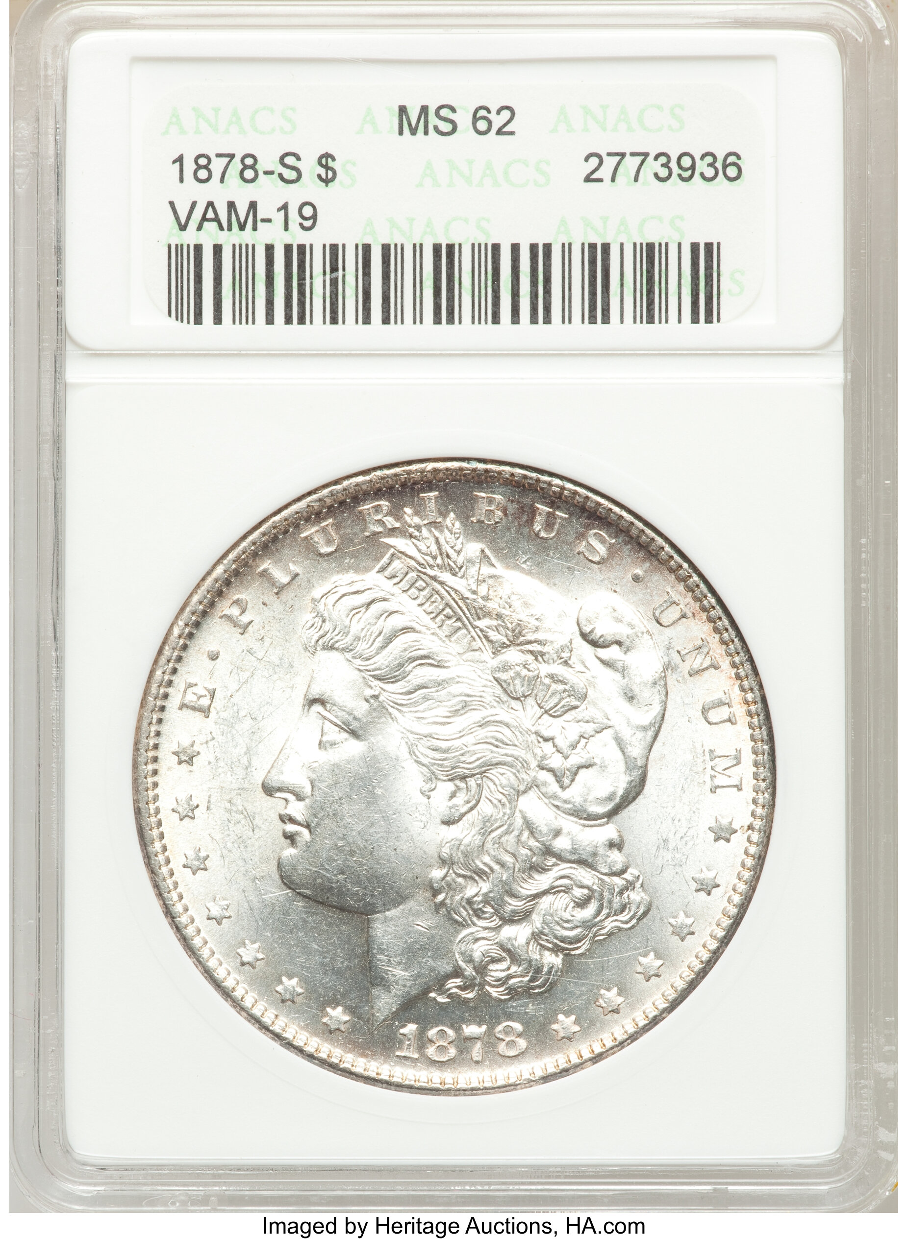 1878-S $1  Torn Bonnet, VAM-19 VG10 thumbnail 7