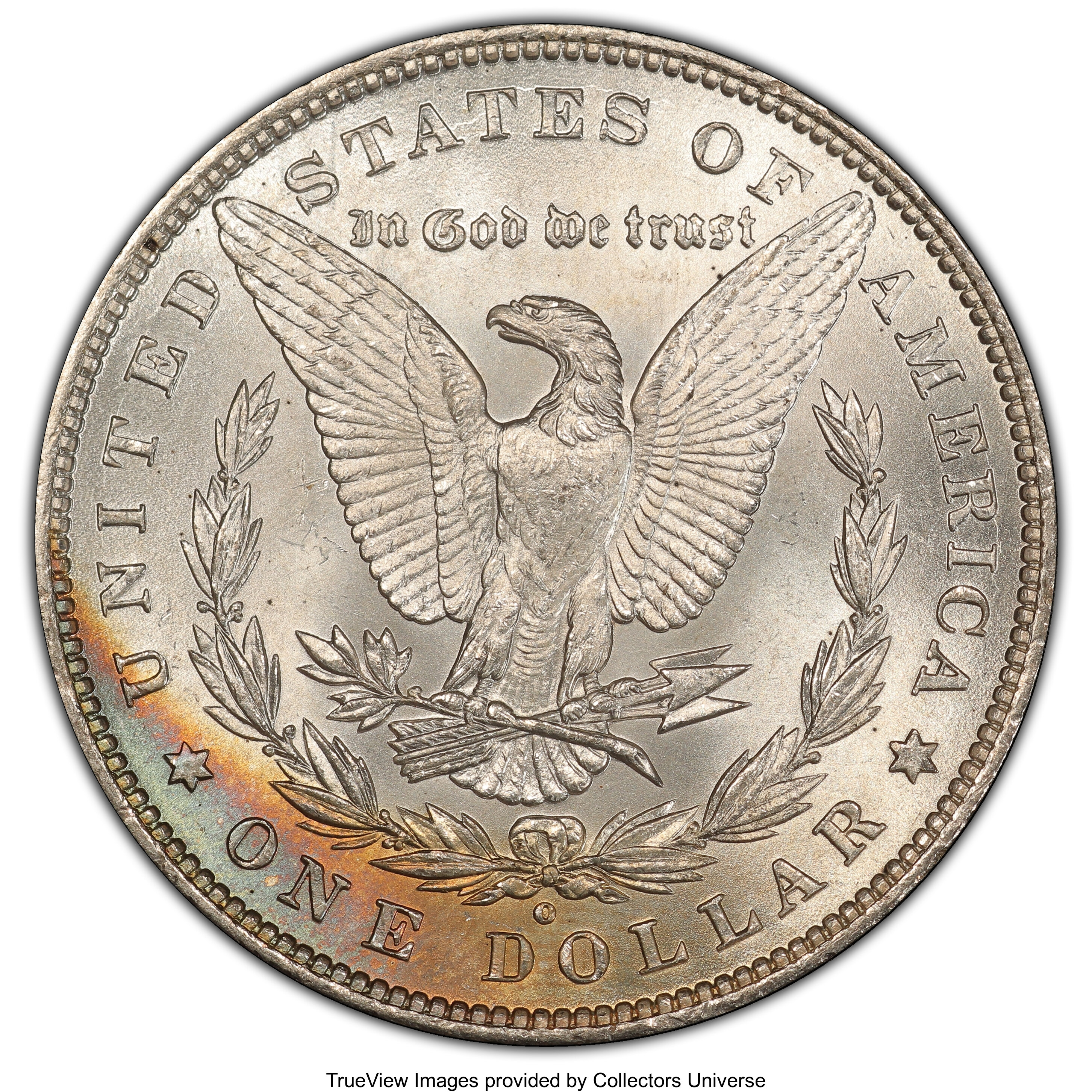 image for: 1880-O $1 Rusted Date, VAM-7, MS62 PCGS. A Hit List Variety. PCGS Population: (20/26 and 0/0+). NGC Census: (0/0 and 0/0+)....
