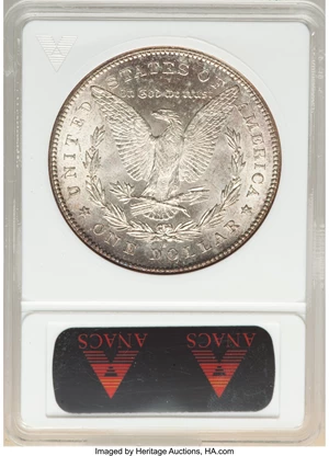 image for: 1879-S $1 Reverse of 1878, VAM-5, Top 100, MS62 ANACS....