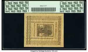 image for: Delaware January 1, 1776 4s PCGS Very Choice New 64PPQ....