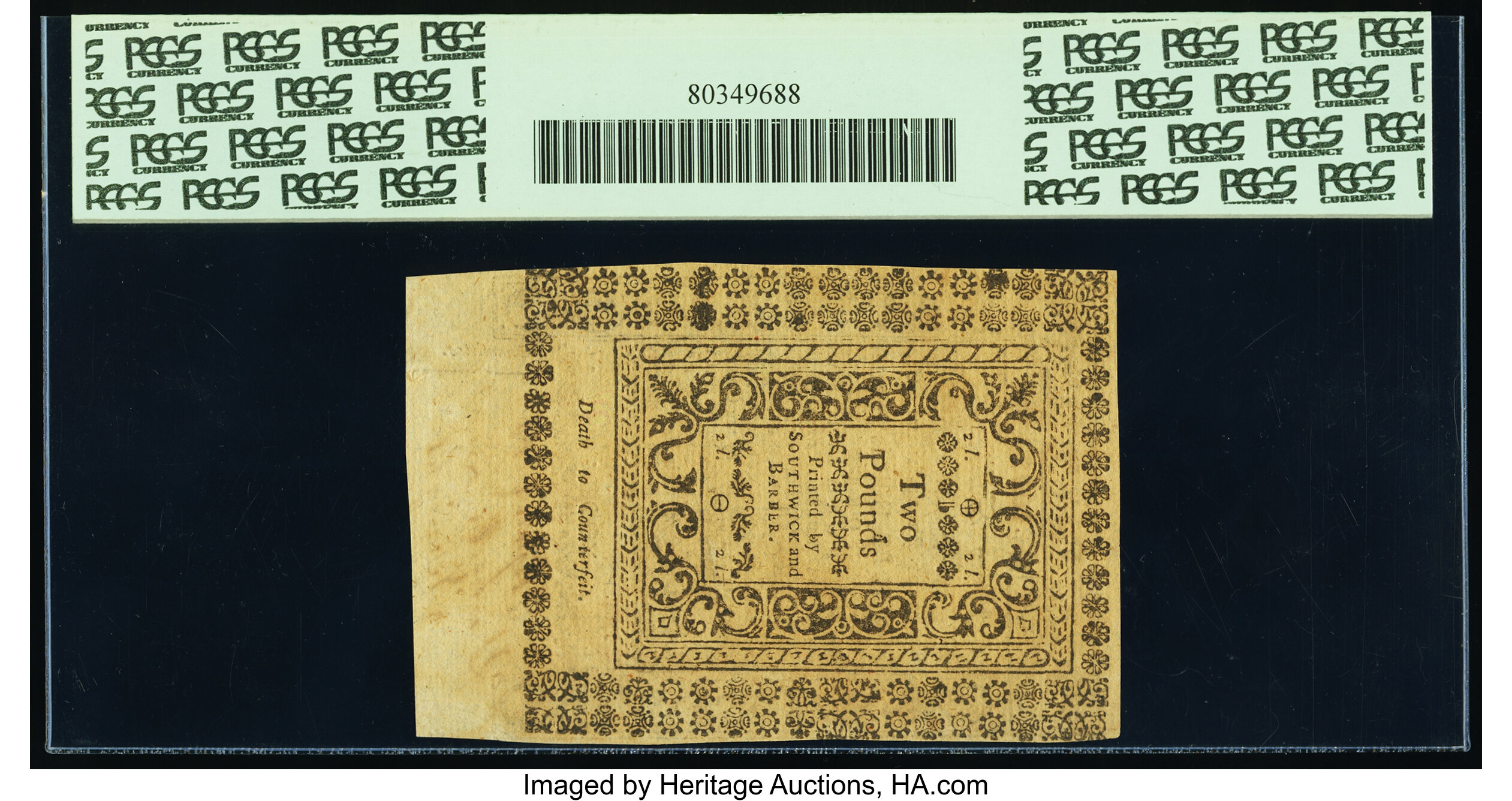 image for: Rhode Island May 1786 40s PCGS Choice New 63....