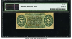 image for: Fr. 1363 50¢ Third Issue Justice PMG About Uncirculated 55 Net....