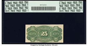 image for: Fr. 1301 25¢ Fourth Issue PCGS New 62PPQ....