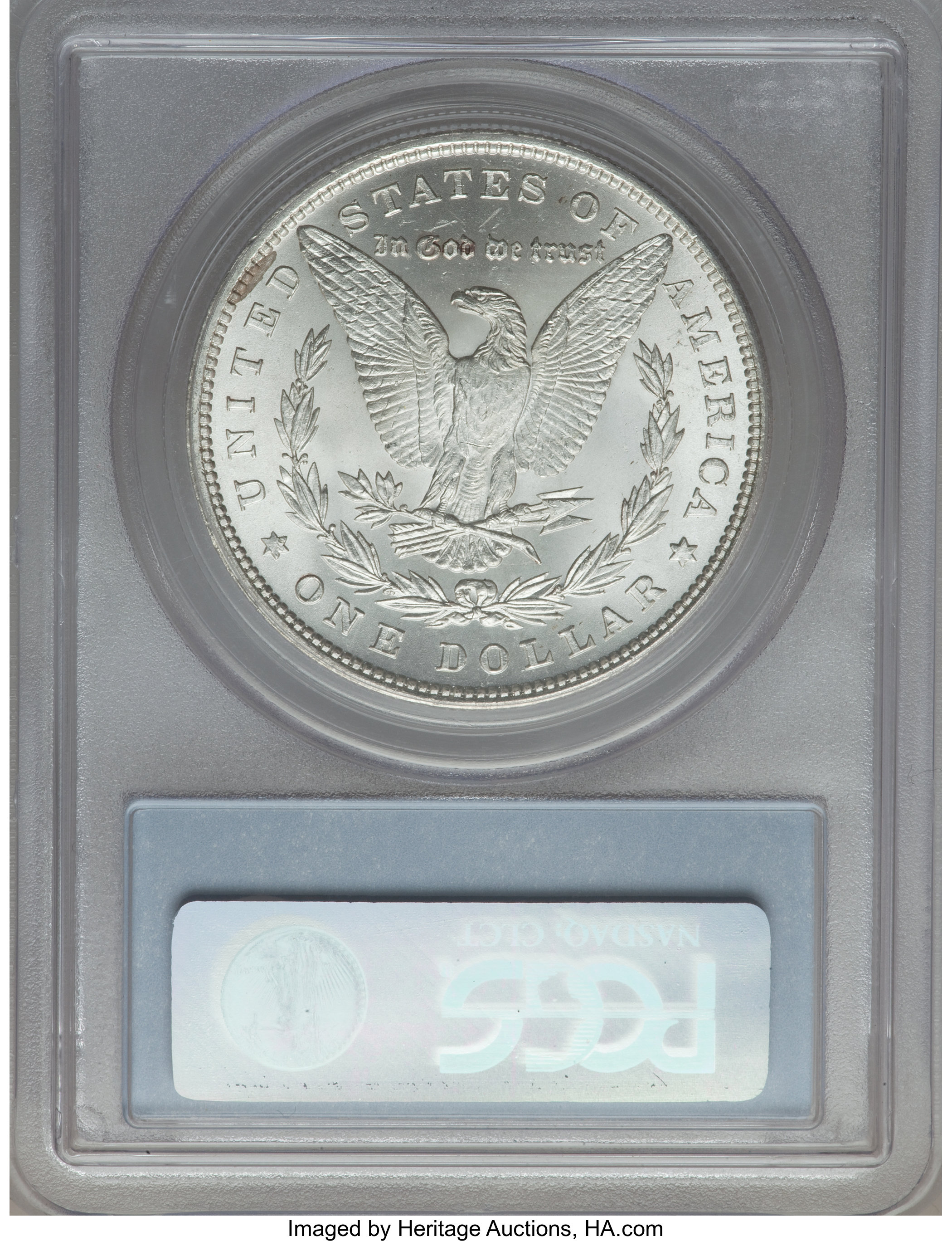 image for: 1880 $1 0/9 Overdate, VAM-25 MS64 PCGS. Hit List. PCGS Population (0/0). NGC Census: (0/0).From The Parcfeld Collection...