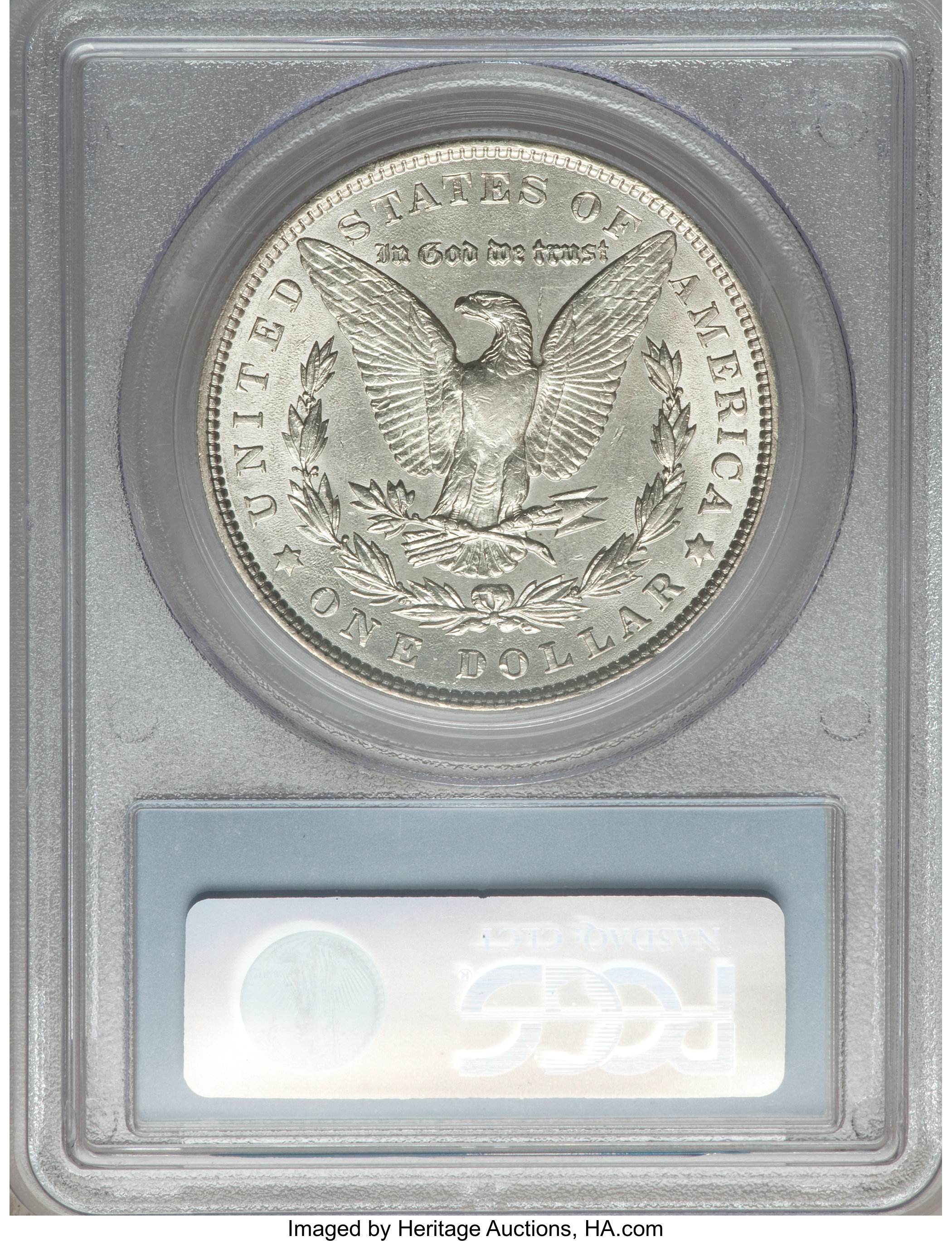 image for: 1901 $1 Doubled Ear, VAM-16 AU50 PCGS. Hot 50. PCGS Population (2/0). NGC Census: (0/0).From The Parcfeld Collection....