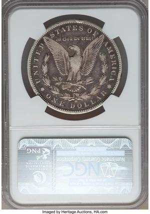 image for: 1888-O $1 Shooting Star Fine 12 NGC. VAM-7A, Hit List-40. NGC Census: (0/0). PCGS Population (2/21)....