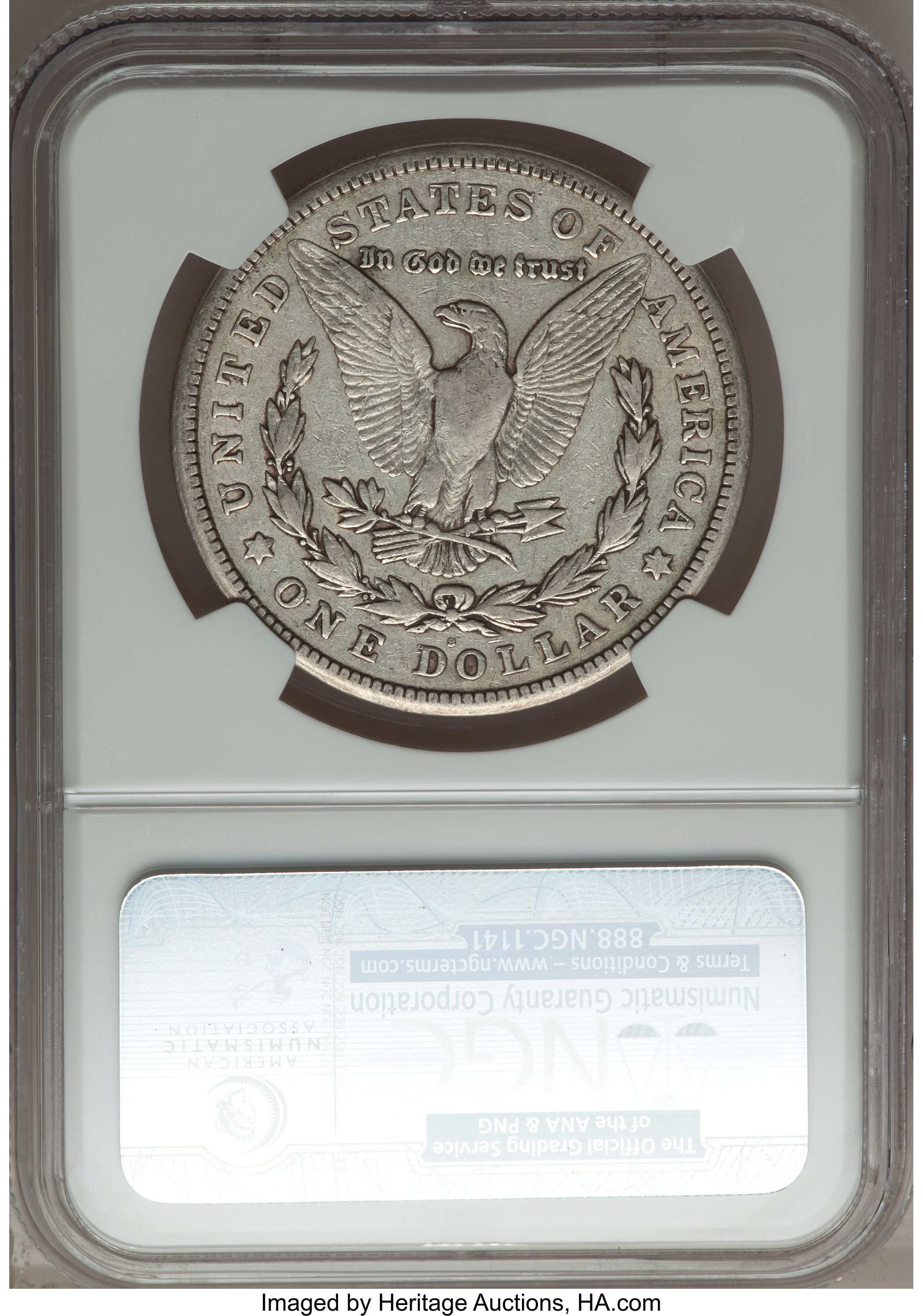 image for: 1921-S $1 Thorn Head, VAM-1B-5 VF30 NGC. Hitlist-40. NGC Census: (0/0). PCGS Population (0/0)....