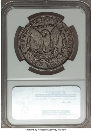 image for: 1888-O $1 Shooting Star VF25 NGC. VAM-7A. Hitlist-40. NGC Census: (0/0). PCGS Population (2/17)....