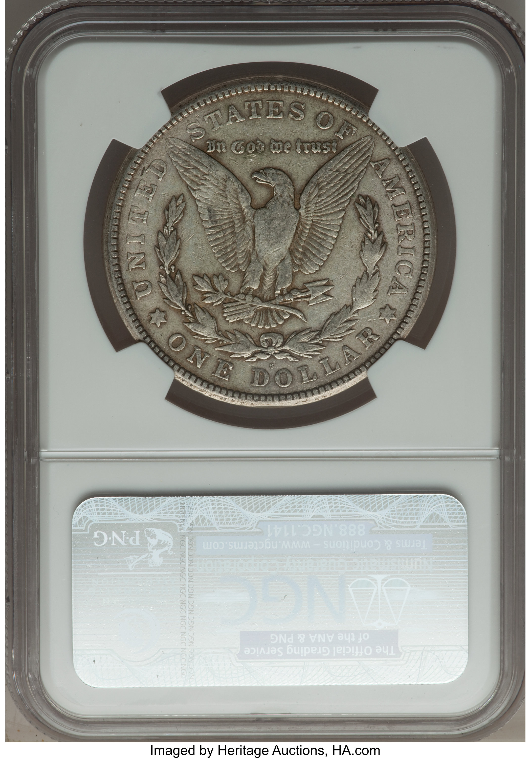 image for: 1921-S $1 Thorn Head, VAM-1B-5 XF40 NGC.  Hitlist-40. NGC Census: (0/0). PCGS Population (0/17).  ...
