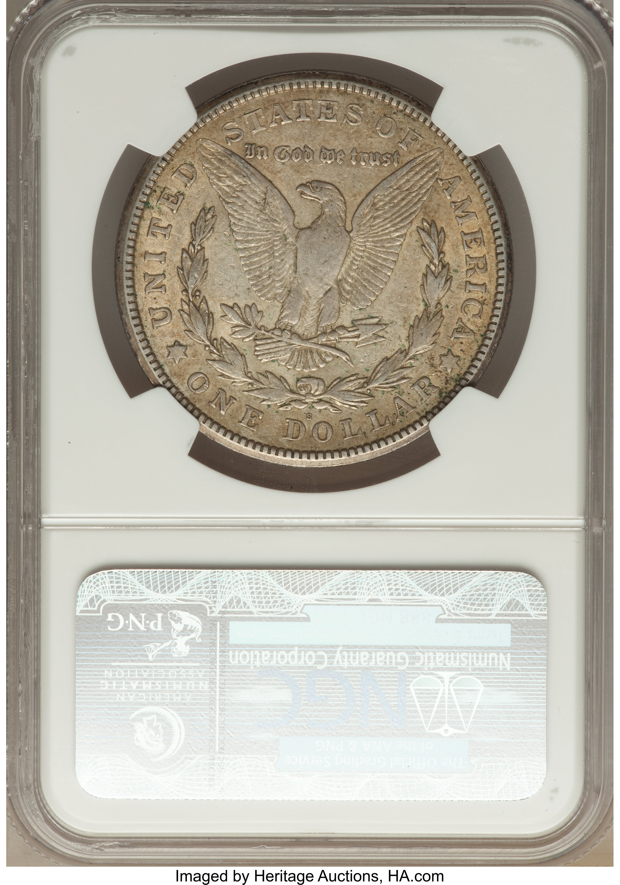 image for: 1921-S $1 Thorn Head, VAM-1B5 XF45 NGC. Hitlist-40. NGC Census: (0/0). PCGS Population (2/16)....