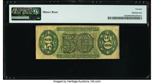 image for: Fr. 1336 50¢ Third Issue Spinner PMG Very Fine 20....