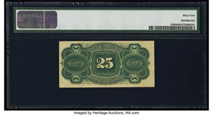 image for: Fr. 1302 25¢ Fourth Issue PMG Choice Uncirculated 64....