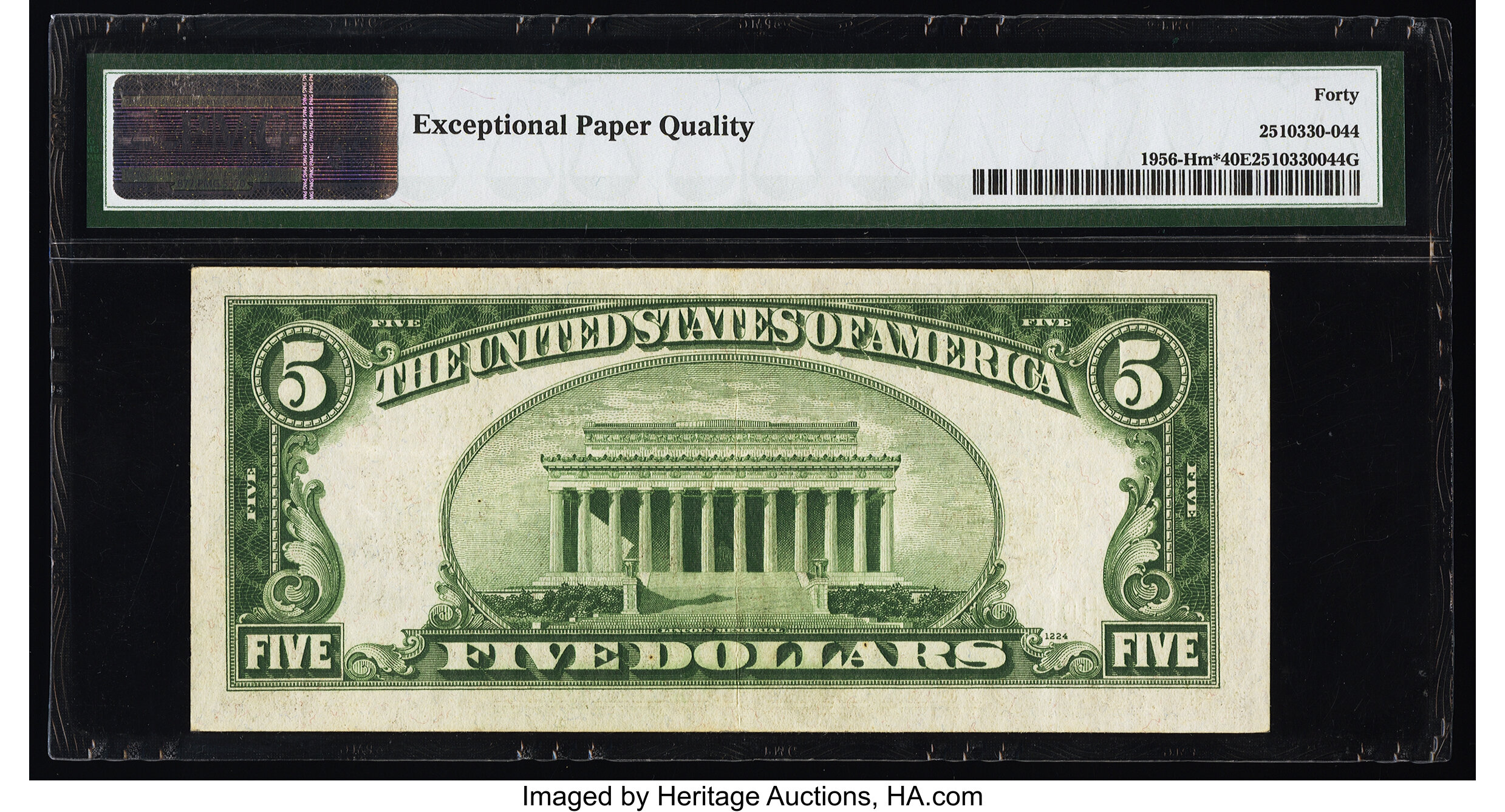 image for: Fr. 1956-H* $5 1934 Mule Federal Reserve Star Note. PMG Extremely Fine 40 EPQ....